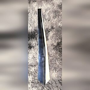 Stylish Vintage Zylos Platinum 100% Silk   Unique Abstract Blue Cream & Blue